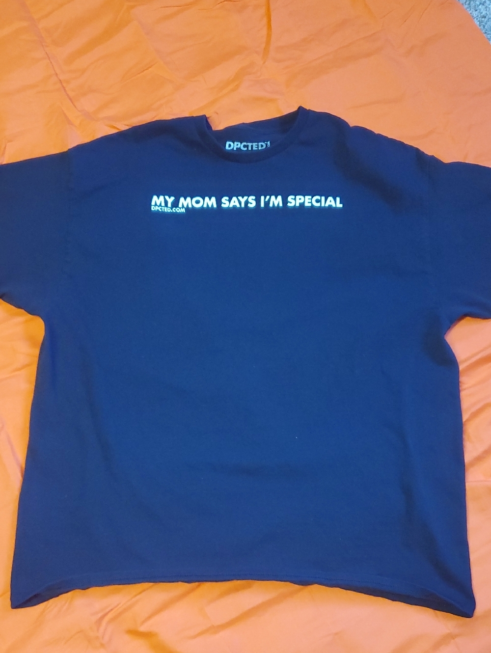 Black Short-Sleeve Graphic Tee - 'My Mom Says I'm Special'
